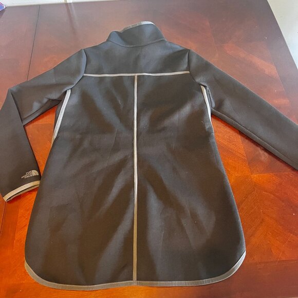 The North Face Womens Black Full-Zip High-Low Hem Jacket Size S - Picture 2 of 9